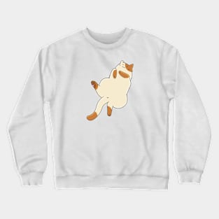 Cute sleeping cat sticker Crewneck Sweatshirt